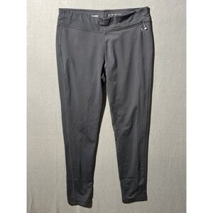 Danskin Now Women's Large L (12-14) Gray Fitted Athletic Leggings Yoga Pants
